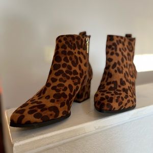 Cheetah booties